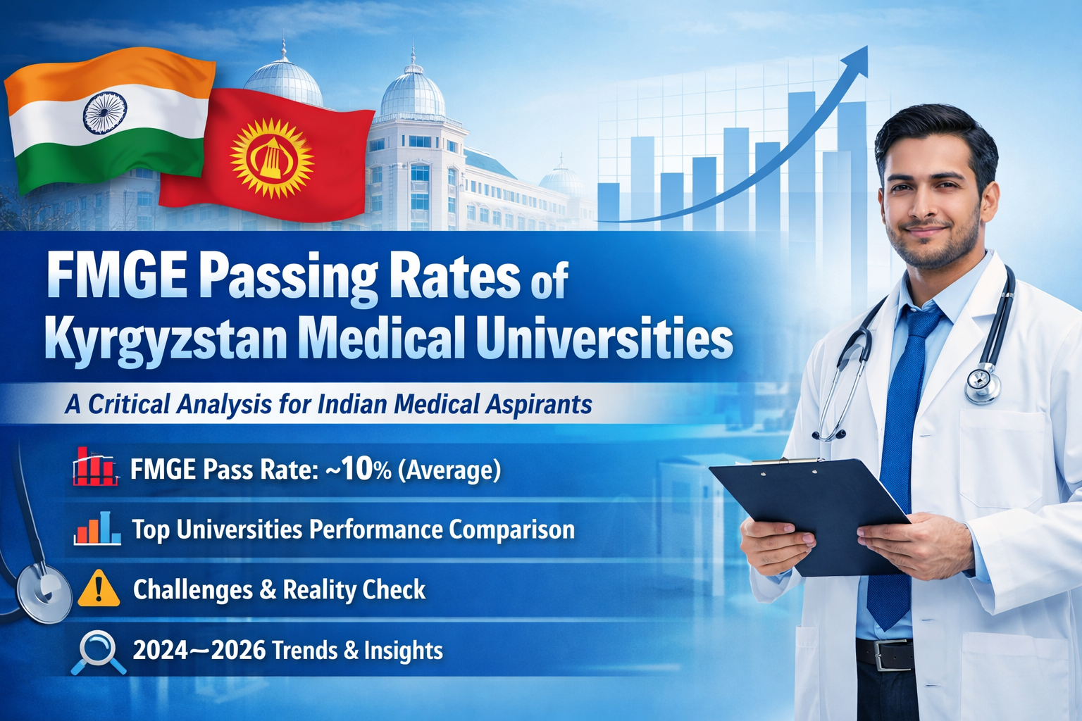 FMGE Passing Rates of Kyrgyzstan Medical Universities Under Discussion